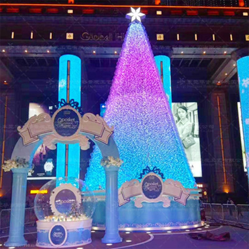 10m Artificial Giant Christmas Tree and LED Lights for Square Decoration